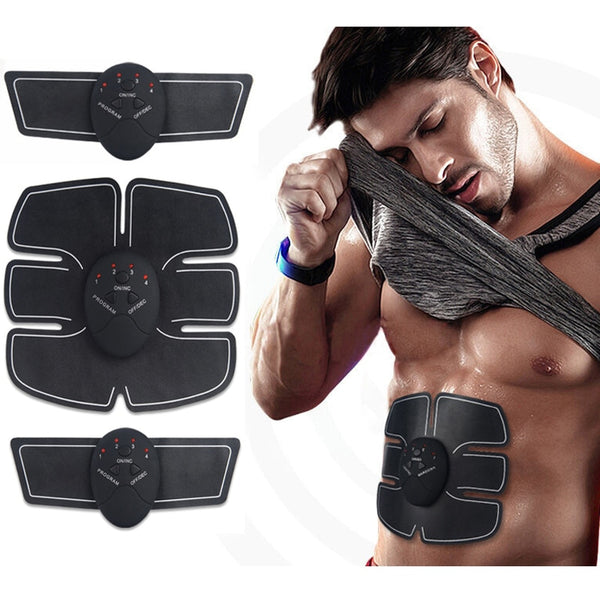 1pc Wireless Ems Muscle Stimulator Smart Fitness Abdominal Trainer Electric  Pads Body Massager